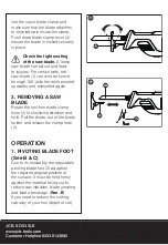 Preview for 11 page of jcb JCB-RS110 Safety And Operating Manual