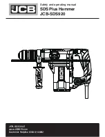 Предварительный просмотр 1 страницы jcb JCB-SDS920 Safety And Operating Manual