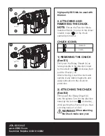 Preview for 12 page of jcb JCB-SDS920 Safety And Operating Manual