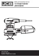 jcb JCB-SS240 Safety And Operating Manual preview