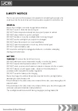 Preview for 3 page of jcb JCB-WL-FLEXTRA Instructions & User'S Manual