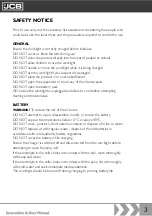 Preview for 3 page of jcb JCB-WL-POCKET II Instructions & User'S Manual