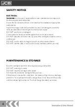 Предварительный просмотр 4 страницы jcb JCB-WL-POCKET II Instructions & User'S Manual