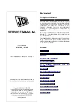 jcb JCB305 Service Manual предпросмотр