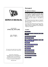 jcb JZ140 T4i Service Manual предпросмотр