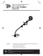 jcb LT26 Safety And Operating Manual preview