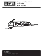 jcb MC300 Safety And Operating Manual preview