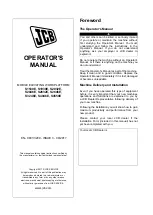 Preview for 3 page of jcb S1530E Operator'S Manual
