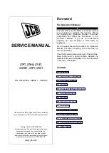 Preview for 1 page of jcb TFT Service Manual