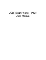 Предварительный просмотр 1 страницы jcb ToughPhone TP121 User Manual