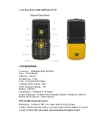 Preview for 8 page of jcb ToughPhone TP121 User Manual