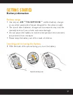 Предварительный просмотр 17 страницы jcb Toughphone User Manual