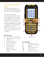 Предварительный просмотр 23 страницы jcb Toughphone User Manual