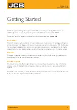 Preview for 4 page of jcb TP231 Quick Start Manual