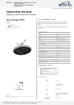 JCL Lighting Vesta A large Instruction Manual preview
