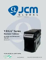 JCM GLOBAL VEGA Series Operation And Maintenance Manual предпросмотр