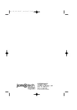 Preview for 8 page of JCM Technologies NEOCELL-15M Operating And Installation Instructions