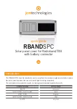 JCM Technologies RBANDSPC Quick Start Manual preview