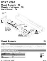 JCM Technologies RC3 TLC868 User Manual preview