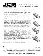 JCM 143 Installation Instructions предпросмотр