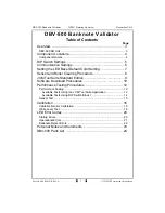 Предварительный просмотр 2 страницы JCM DBV Series Manual