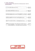 Preview for 6 page of JCM EBA-10-SD2 Troubleshooting Manual