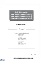 JCM EBA-30-SD3 Service Manual предпросмотр