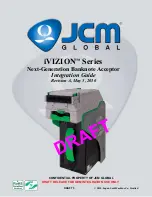 Предварительный просмотр 1 страницы JCM ivision series Integration Manual