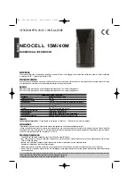 Предварительный просмотр 2 страницы JCM NEOCELL 15M Operating And Installation Instructions