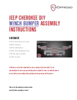 Предварительный просмотр 1 страницы JCROffroad DIY-XJ-F-WN Assembly Instructions Manual