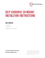 JCROffroad XJCB-PC Installtion Instructions предпросмотр