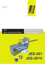 Предварительный просмотр 1 страницы Jct JES-301 Operating Manual