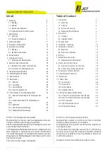 Предварительный просмотр 2 страницы Jct JES-301 Operating Manual