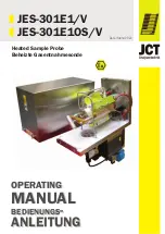 Jct JES-301E1/V Operating Manual предпросмотр