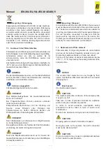 Предварительный просмотр 22 страницы Jct JES-301E1/V Operating Manual