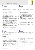 Preview for 23 page of Jct JES-301E1/V Operating Manual