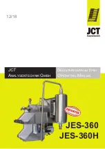 Jct JES-360 Operating Manual предпросмотр