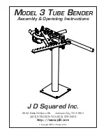 JD Squared 3 Assembly & Operating Instructions preview