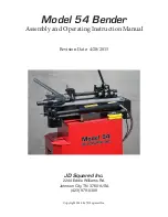 Preview for 1 page of JD Squared Model 54 Assembly And Operating Instructions Manual