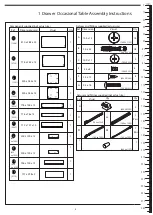 Предварительный просмотр 5 страницы JD Williams 1 Drawer Occasional Table Assembly Instructions Manual