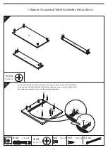 Предварительный просмотр 8 страницы JD Williams 1 Drawer Occasional Table Assembly Instructions Manual