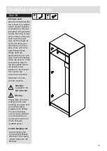 Предварительный просмотр 13 страницы JD Williams 2 Door 1 Shelf Mirrored Robe Assembly Instructions Manual