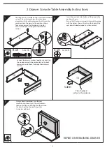 Предварительный просмотр 6 страницы JD Williams 2 Drawer Entertainment Center Assembly Instructions Manual