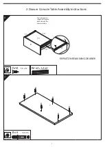 Предварительный просмотр 7 страницы JD Williams 2 Drawer Entertainment Center Assembly Instructions Manual