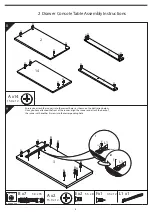 Предварительный просмотр 8 страницы JD Williams 2 Drawer Entertainment Center Assembly Instructions Manual