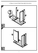 Предварительный просмотр 11 страницы JD Williams 2 Drawer Entertainment Center Assembly Instructions Manual