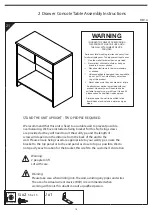 Предварительный просмотр 14 страницы JD Williams 2 Drawer Entertainment Center Assembly Instructions Manual