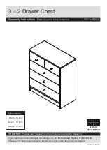 JD Williams 3 + 2 Drawer Chest Assembly Instructions Manual предпросмотр