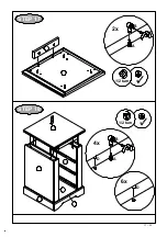 Предварительный просмотр 17 страницы JD Williams AT HOME GREY 3 Drawer Bedside Table OP781 Assembly Instructions Manual