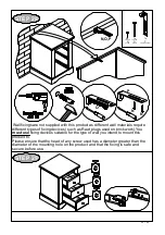 Предварительный просмотр 23 страницы JD Williams AT HOME GREY 3 Drawer Bedside Table OP781 Assembly Instructions Manual